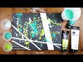 Splatter paint technique
