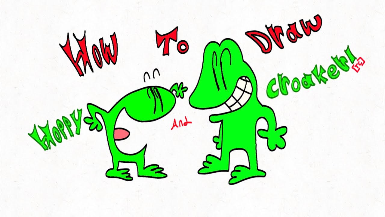How To Draw Hoppy And Croaker! - YouTube