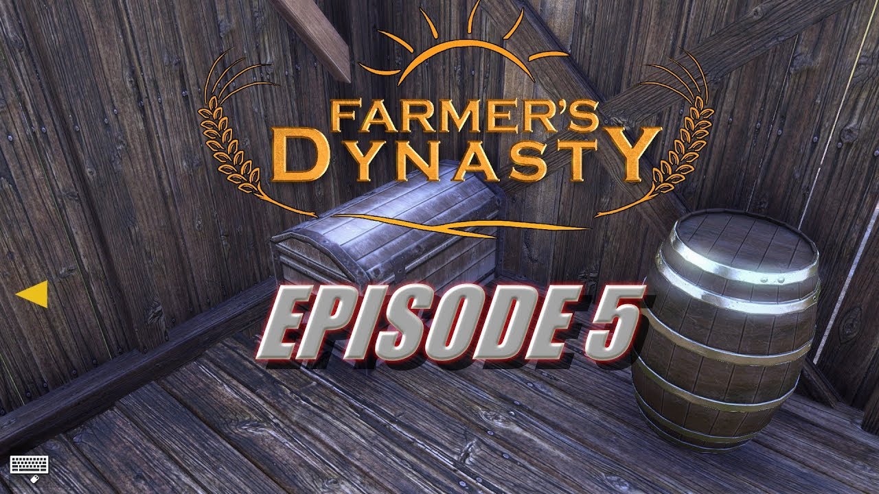 Farmer's Dynasty episode 5 SECRET CHEST FOUND ON THE FARM YouTube