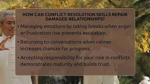 How Can Conflict Resolution Skills Repair Damaged Relationships? - Holistic Balance And Bliss