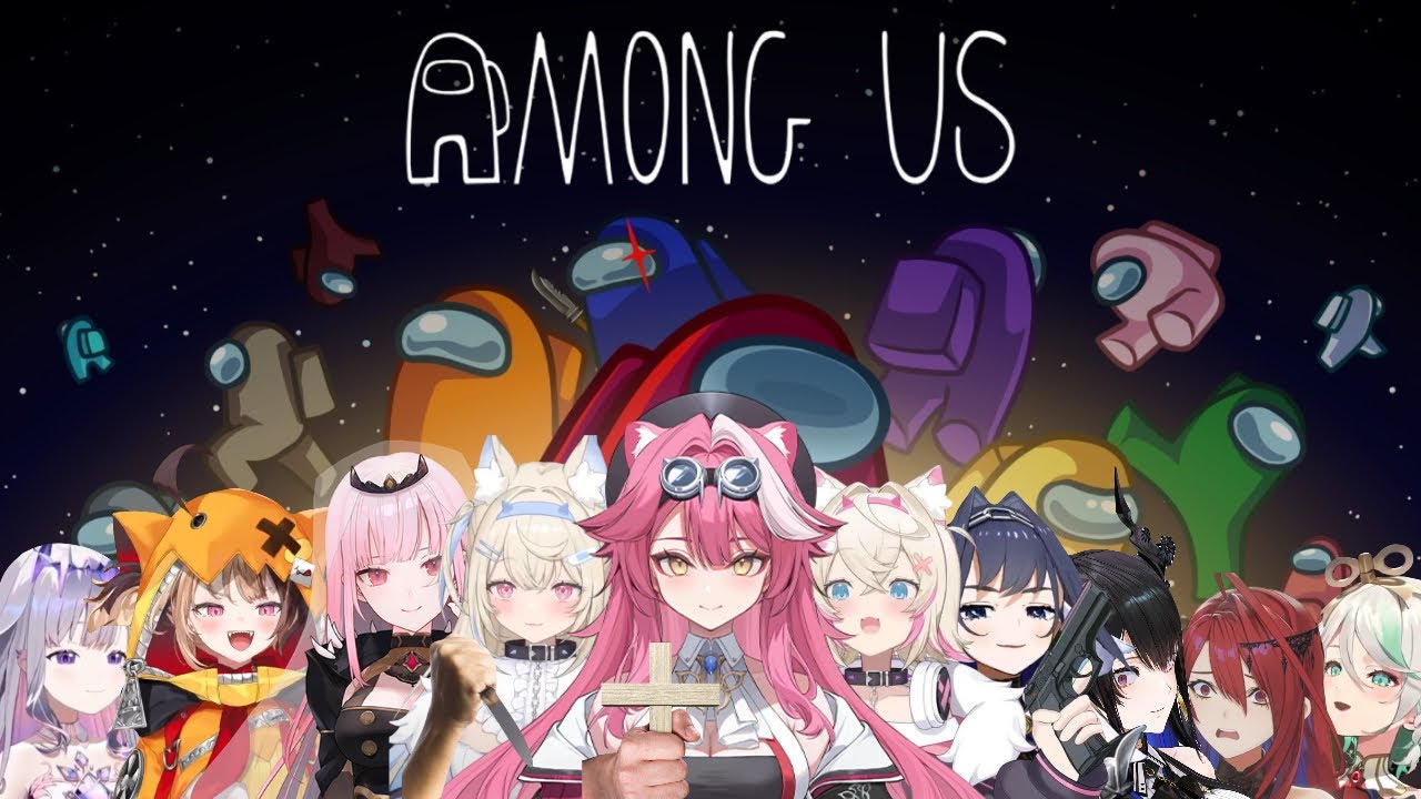 【HOLOLIVE VIETSUB】Buổi sinh nhật đẫm máu (HololiveEN Among Us collab - Full POV)