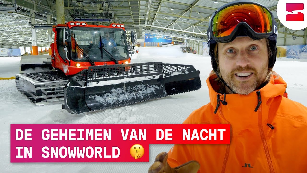 Hoe de pistes élke nacht worden geprepareerd in SnowWorld! - Wintersport Explainer