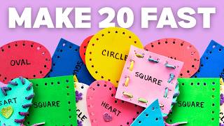 DIY Foam Lacing Cards | Educational for groups, classrooms, OCC Shoeboxes