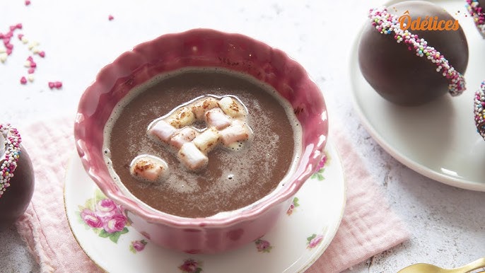 Chocolat chaud maison aux guimauves - Recette Ptitchef, Recette