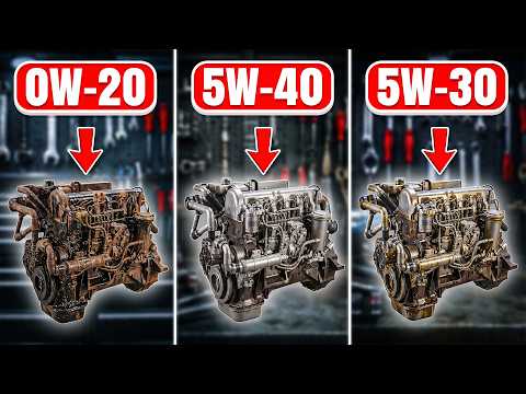 We Tested 0W-20, 5W-30 & 5W-40 in a High-Mileage Engine - One Clear Winner!