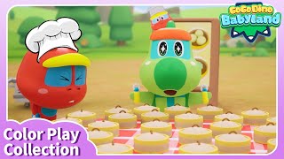 Color Play w/ GOGODINO Babyland | Kids Play Collection 5 | Dinosaurs for Baby | Color | Surprise Egg