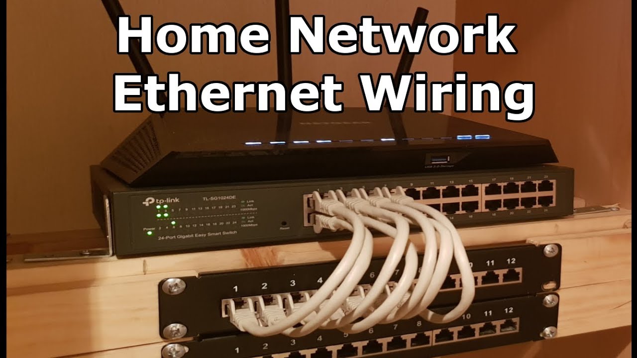 Home Network - House Ethernet Wiring - YouTube