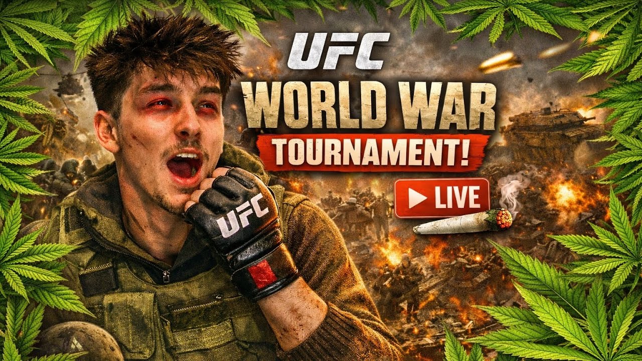 🔴 UFC WORLD WAR TOURNAMENT WHILE BAKED 🍃 (LIVE) #ufc #war #usa
