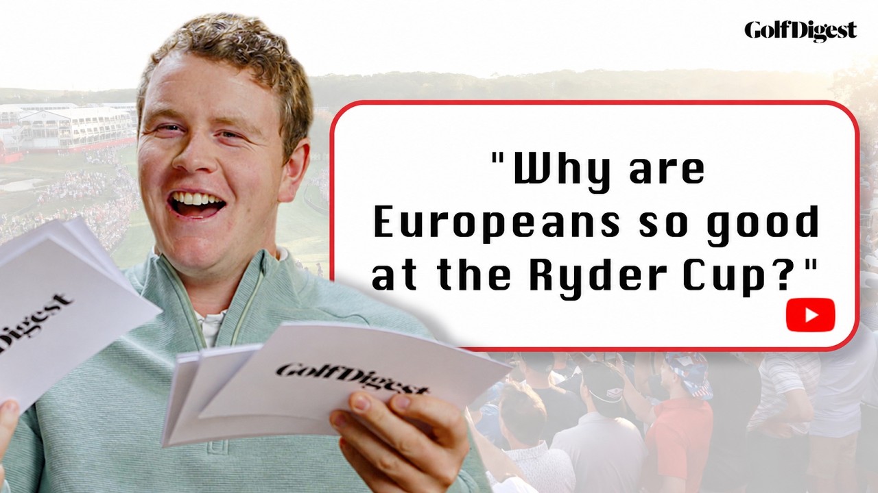 Bob MacIntyre Answers YOUR Ryder Cup Questions | Ask The Expert | Golf Digest