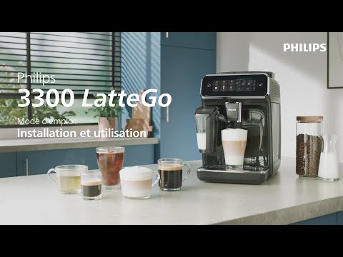 Vidéo : Installation et utilisation de la Série 3300 LatteGo, par Philips