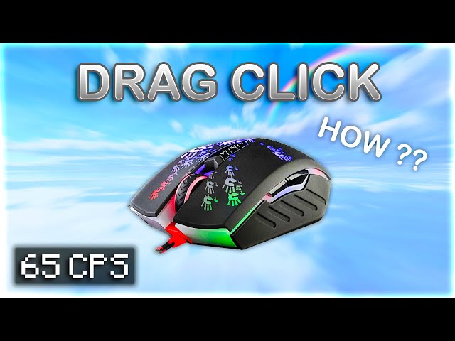 How To CLICK 20 CPS! (WITH NO AUTO CLICKING!) (DRAG CLICKING