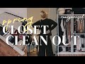 CLOSET DECLUTTER & REORGANIZE   Step by Step Process | SPRING CLEAN PT. 4
