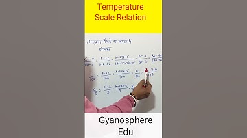 Relation between Temperature Scale