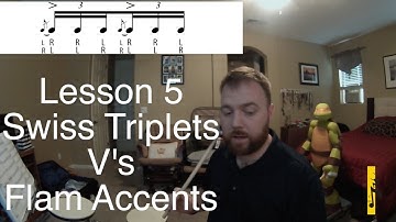 What is a Swiss Triplet and why is it different from a flam accent