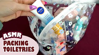 ASMR Packing Toiletry Bag For Travel • No Talking