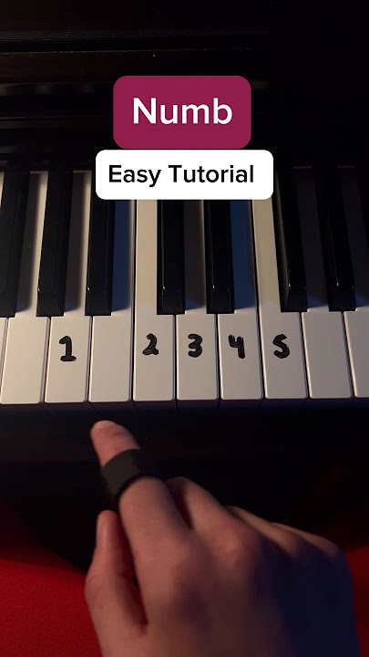 Numb ♠️ #piano #tips #tipsandtricks #pianolessons #pianotutorial #linkinpark #pianotechnique