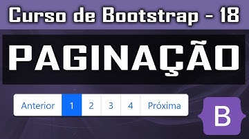 Formatar paginação em Bootstrap [Paginação Bootstrap] - Curso de Bootstrap - Aula 18