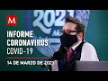 Informe diario por coronavirus en México, 14 de marzo de 2021