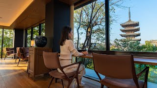 ゲストラウンジ（宿泊者無料） guest lounge【ザ・ホテル青龍 京都清水】【TheHotelSeiryuKyotokiyomizu】