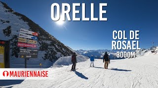 Skiing Red Piste Mauriennaise In Orelle, Les 3 Vallées 4K Uhd