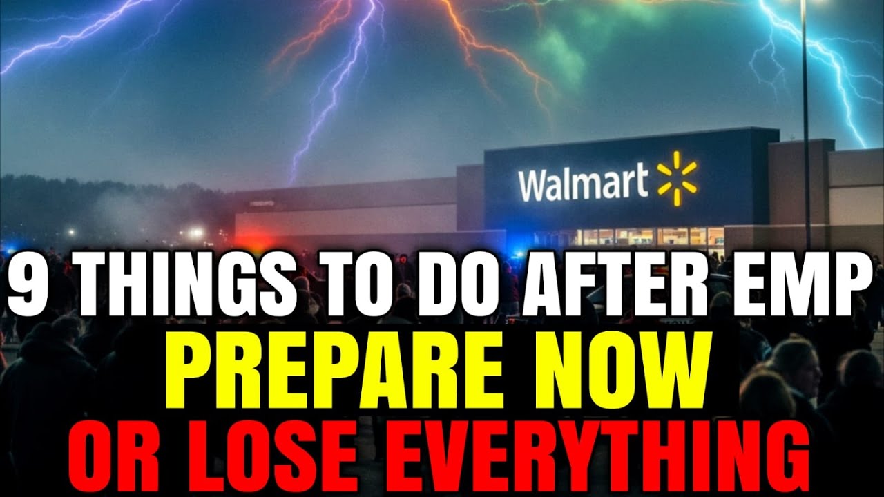 9 THINGS DO THIS IMMEDIATELY After an EMP - YouTube