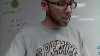 Algebra 1 Lesson 21- Solving One-Step Equations by Multiplying or Dividing