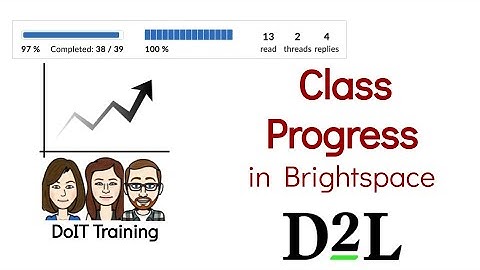Brightspace Class Progress