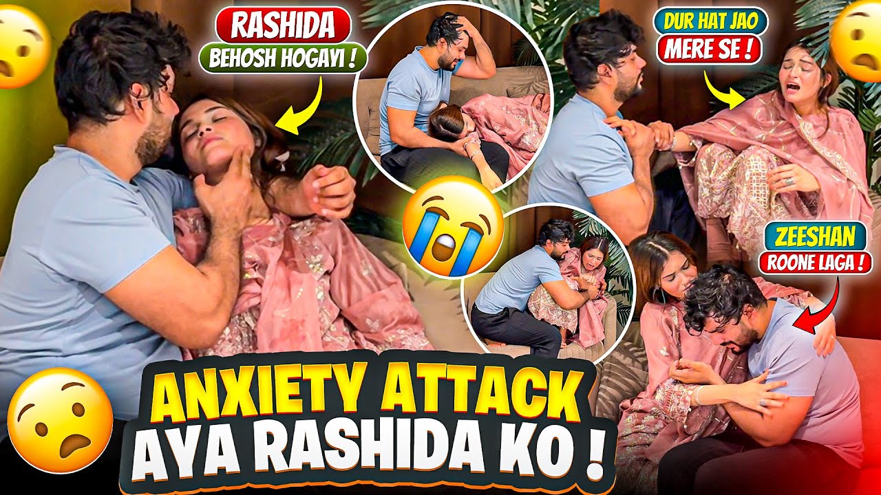 Rashida Ko Hui Anxiety 😱| Zeeshan Ki Halat Kharab Hui | Prank On Zeeshan | Fokats | Abresh & Zeeshan