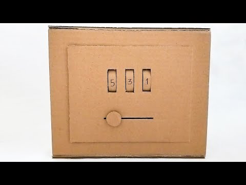 Cardboard Safe Box | How to make Safe Box from Cardboard