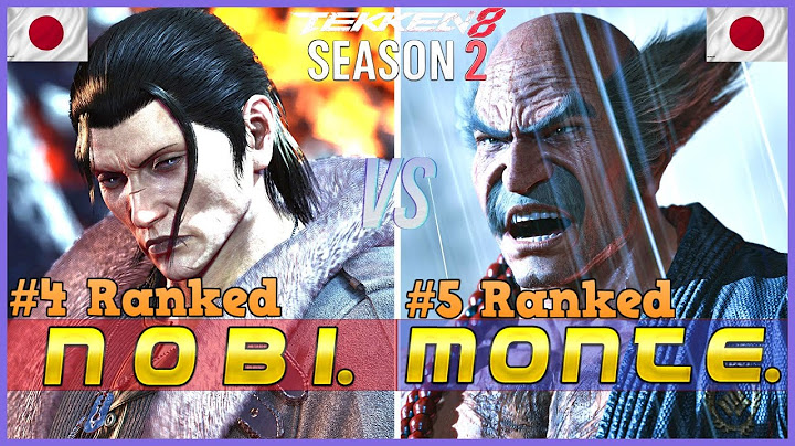 Tekken 8 (Ver2.02) ▰ NOBI (#4 Ranked Dragunov) Vs MONTE (#5 Ranked Heihachi) ▰ High Level Gameplay