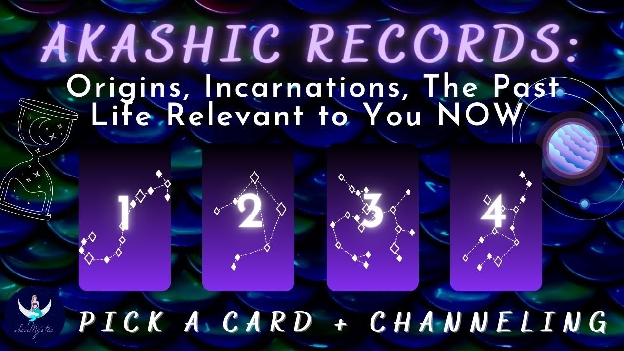 🧜‍♀️ Pick-a-Card 🔮 Akashic Records: Origins + A Past Life to Help You Now ✨ Psychic Tarot