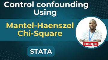 Mantel-Haenszel Chi-Square Test in Stata for controlling confounders