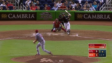 STL@MIA: Prado crushes a two-run homer to left