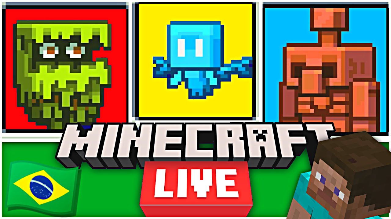 Minecraft Live 2021 aqui no Canal Sábado 12:30 😎 #shorts 