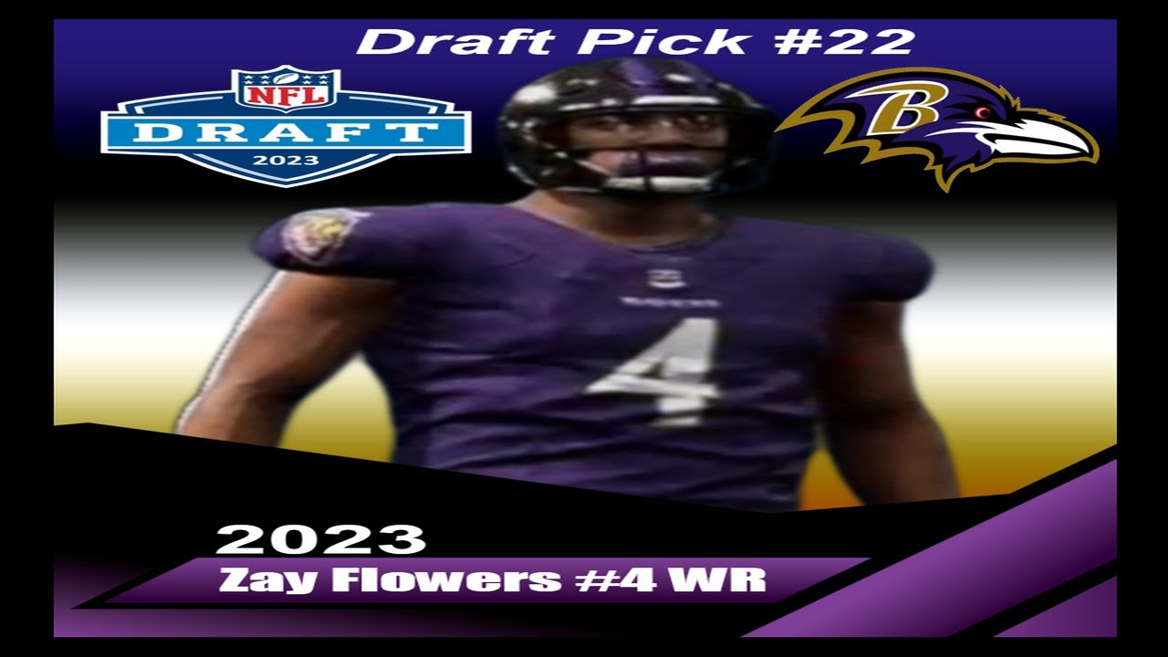 Madden 23 Zay Flowers NFL Draft 23 Creation YouTube