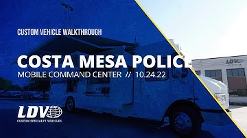 Costa Mesa Police (CA) Mobile Command Center
