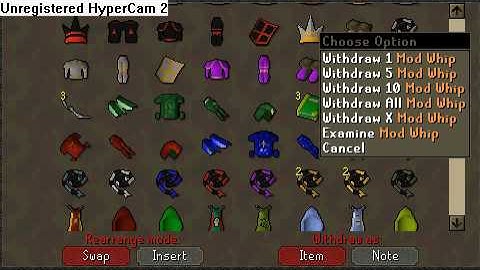 Runescape private server customs