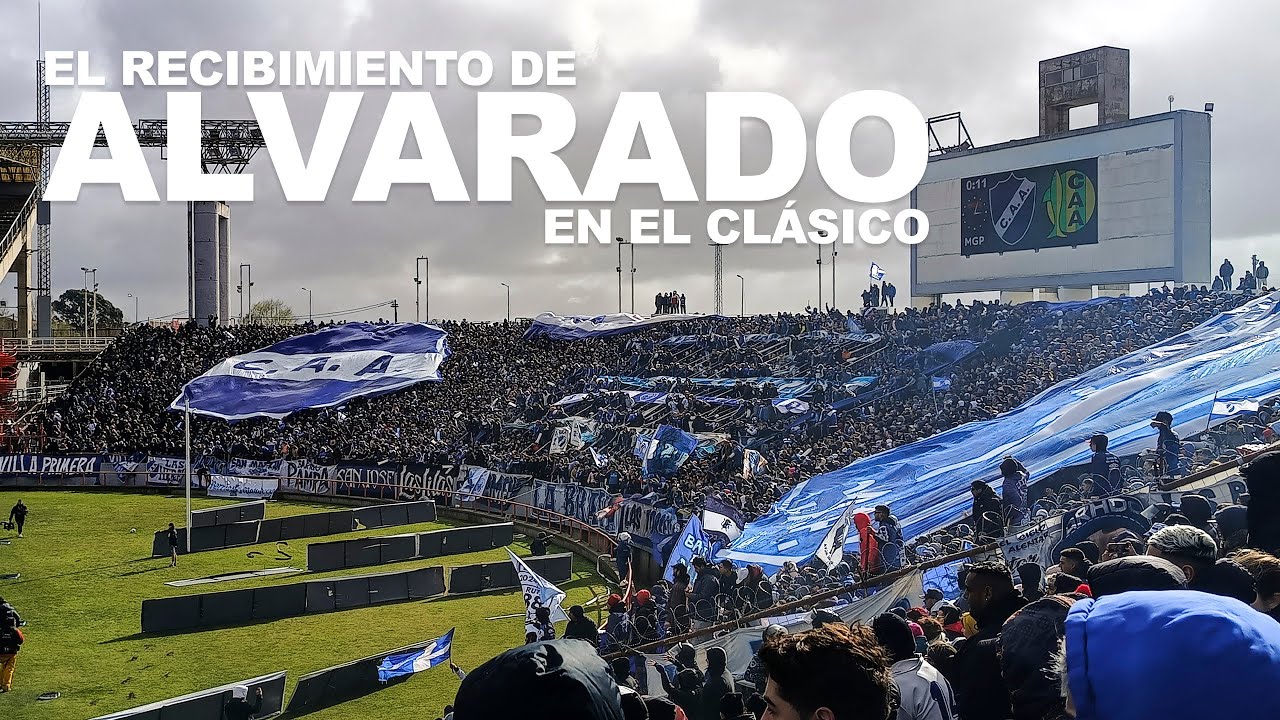 El recibimiento de Alvarado en el clásico prohibido contra Aldosivi | Agosto 2024