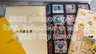 2026 planner system | feat. hobonichi & midori | + hobonichi 2025 flip through