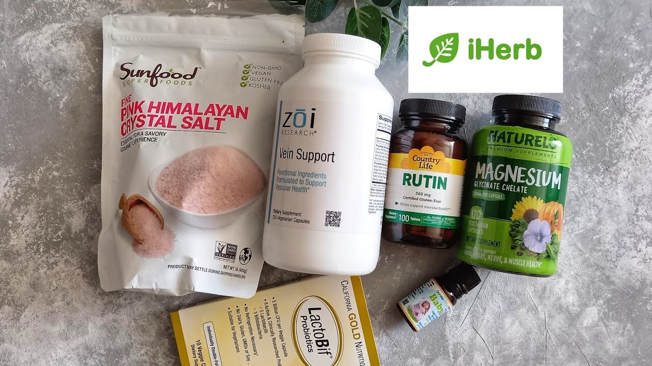 iHerb распаковка 🌱 Комплекс при варикозном расширении вен🌱 Крутые работающие добавки