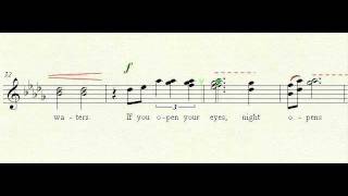 Water Night Soprano Part Wordless Midi choir Aahs