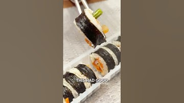 Let’s try frozen kimbap at @Hmartofficial! #kimbap #hmart
