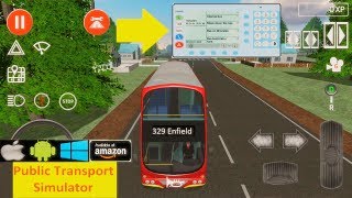 PTS#4 London Route 329- w/Ibus announcements PART 1 screenshot 3