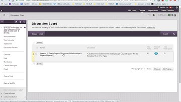 How to Navigate to Blackboard Discussion Forums