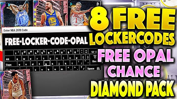8 FREE LOCKERCODES YOU NEED TO USE RIGHT NOW IN NBA 2K20 MYTEAM! FREE GALAXY OPAL CHANCE!! NBA 2K20