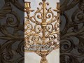 Ornate French Gilt Candelabra Floor Candles #Canonburyantiques #frenchantiques #candelabras