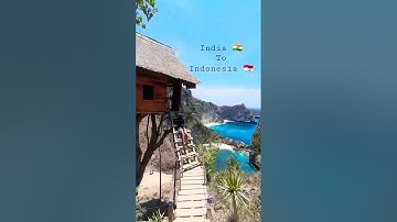 Bali Beach Rumah Pohon Tree House Indonesia #shorts