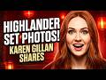 Karen Gillan Shares Highlander Set Photos