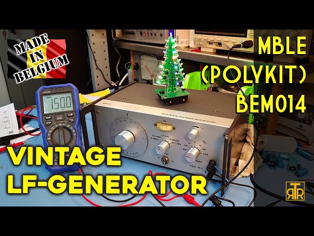 Servicing a simple sine & square wave generator from the 1970s