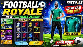 FREE FIRE Football Royale | New Football Jersey Luck Royale Spin | Lucky Spin Rewards